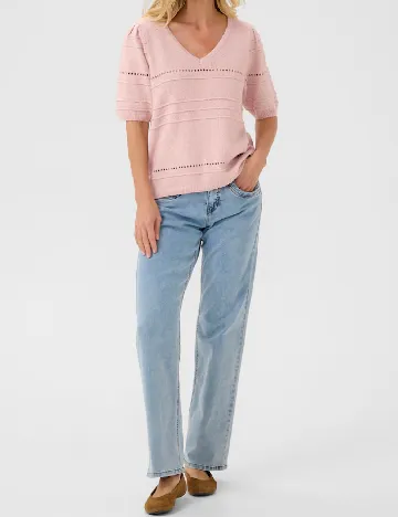 Bluza Cream, roz Roz