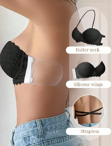 Sutien SHEIN, negru Negru