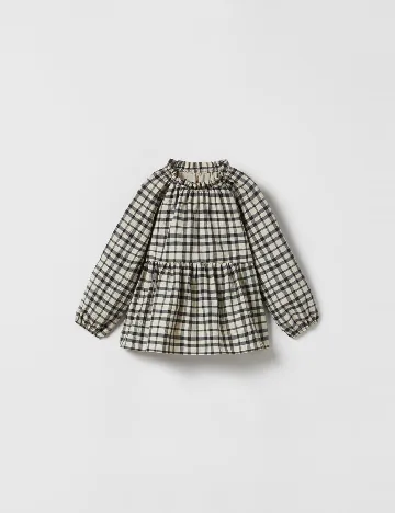 Bluza Zra, bej/negru Crem