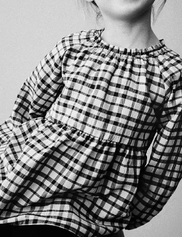Bluza Zra, bej/negru Crem