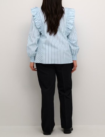 Bluza Kaffe Curve, albastru