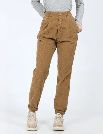 Pantaloni Zra, maro Maro