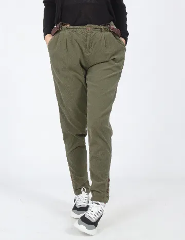 Pantaloni Zara, verde Verde