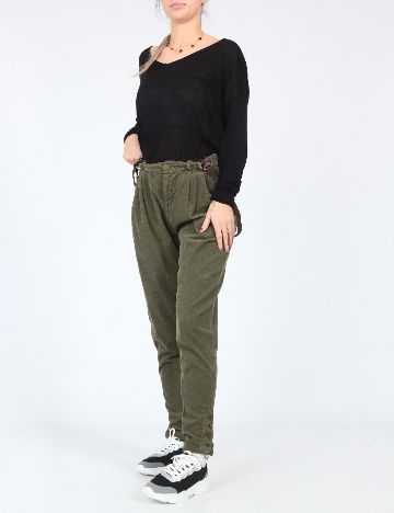 Pantaloni Zara, verde