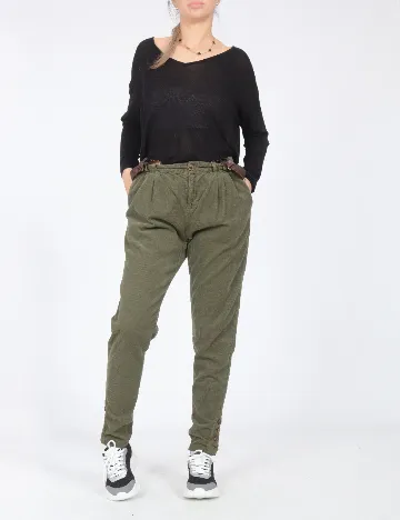Pantaloni Zara, verde Verde