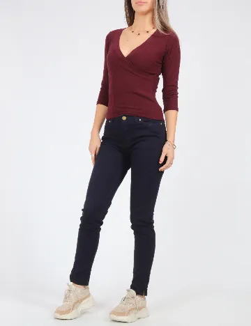 Pantaloni Zra, bleumarin Albastru