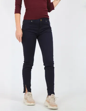 Pantaloni Zra, bleumarin Albastru