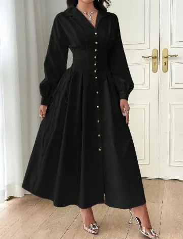 Rochie lunga SHEIN, negru Negru