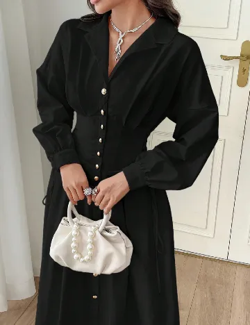 Rochie lunga SHEIN, negru Negru