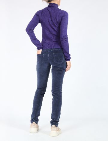 Pantaloni Zra, albastru