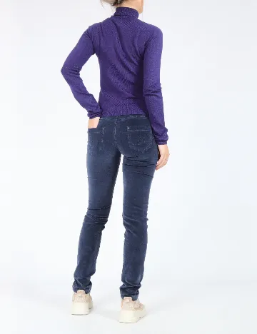 Pantaloni Zra, albastru Albastru