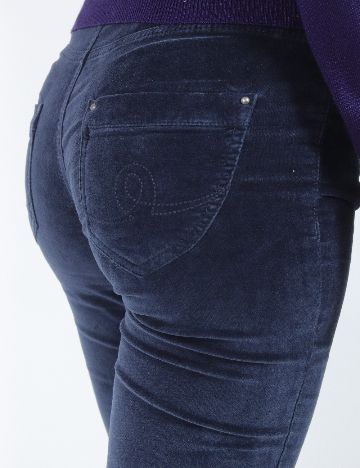 Pantaloni Zra, albastru