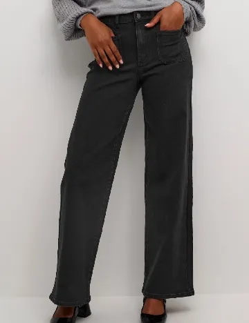 Blugi Kaffe, negru Negru