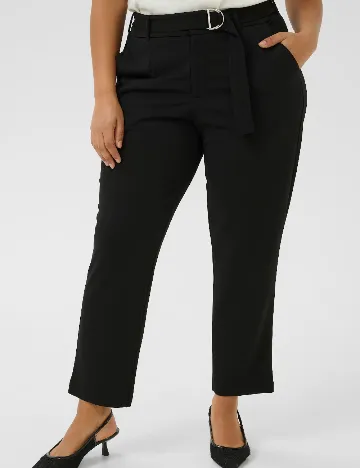 Pantaloni Kaffe Curve, negru Negru