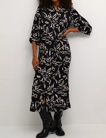 Rochie medie Kaffe, negru Negru