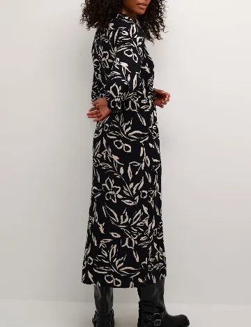 Rochie medie Kaffe, negru Negru