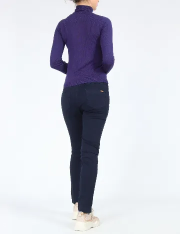 Pantaloni Zra, bleumarin Albastru