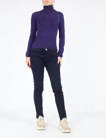 Pantaloni Zra, bleumarin Albastru