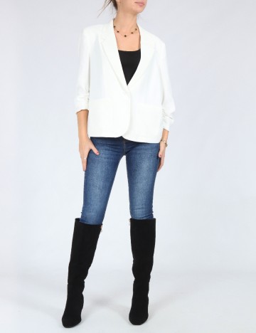 Sacou Cream, alb