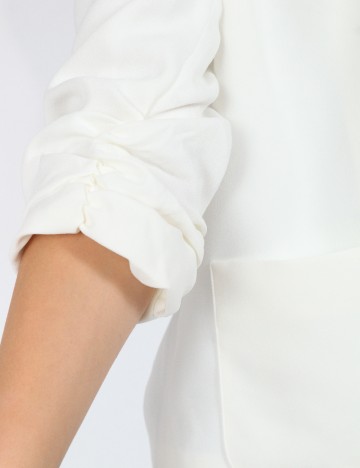 Sacou Cream, alb
