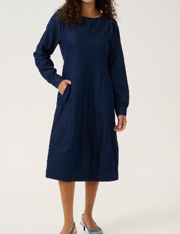 Rochie medie Culture, bleumarin