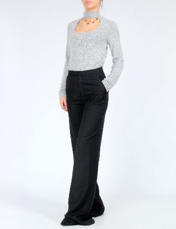 Pantaloni Zra, negru