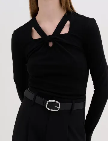 Bluza My Essential Wardrobe, negru Negru