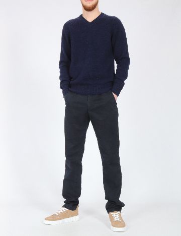 Pantaloni Massimo Dutti, bleumarin
