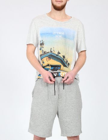 Pantaloni scurti Zara, gri