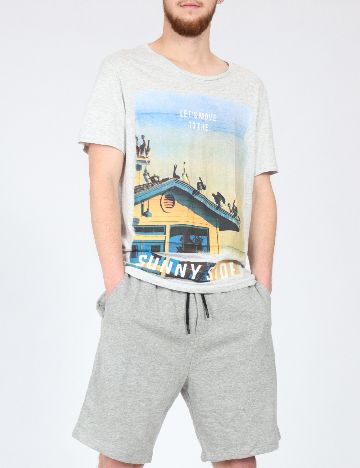 Pantaloni scurti Zara, gri