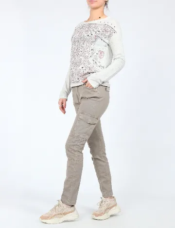 Pantaloni Zara, gri Gri