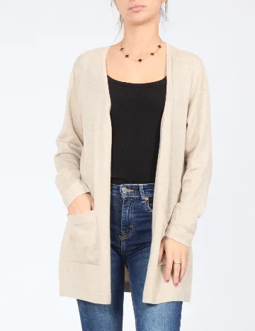 Cardigan Kaffe, bej Crem