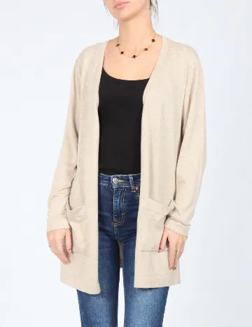 Cardigan Kaffe, bej Crem