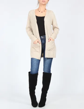 Cardigan Kaffe, bej Crem