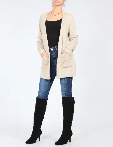 Cardigan Kaffe, bej Crem