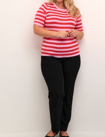 Bluza Kaffe Curve, rosu/roz