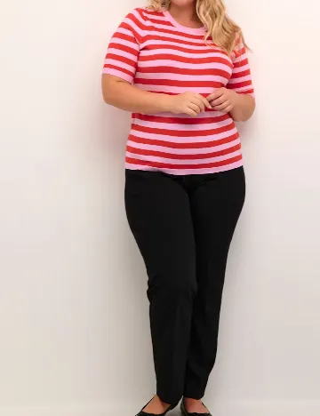Bluza Kaffe Curve, rosu/roz Roz