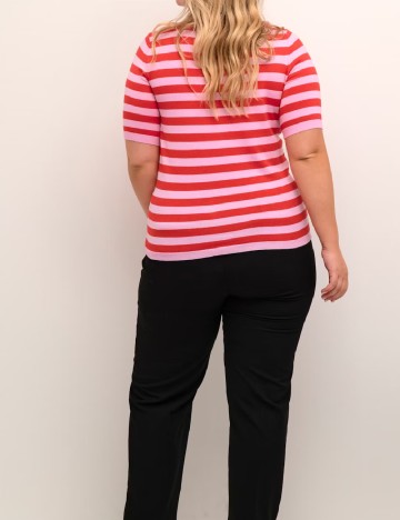 Bluza Kaffe Curve, rosu/roz