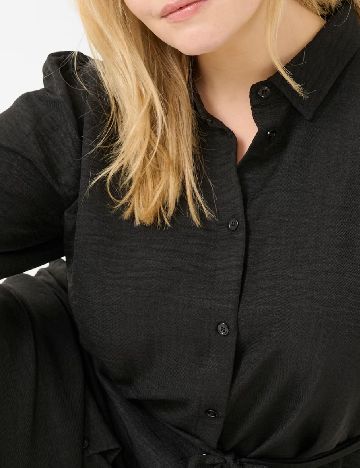 Rochie medie Kaffe Curve, negru