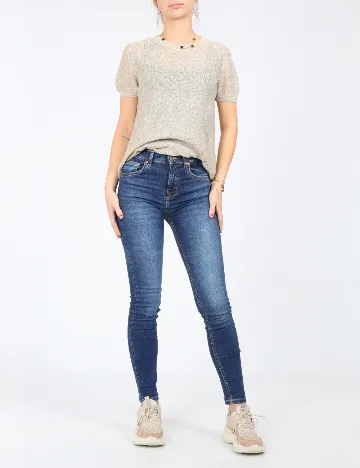 Blugi Pull&Bear, bleumarin Albastru