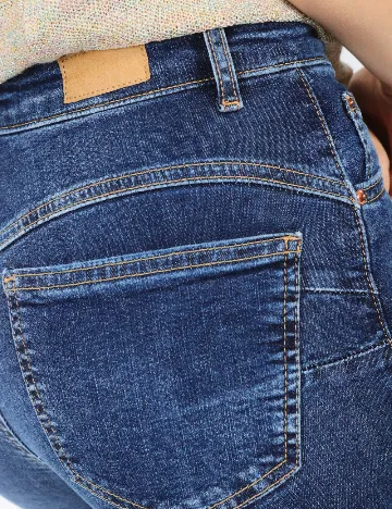 Blugi Pull&Bear, bleumarin Albastru