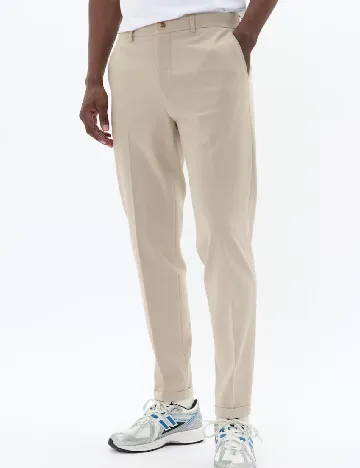Pantaloni Matinique, bej Crem