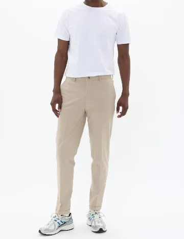 Pantaloni Matinique, bej Crem