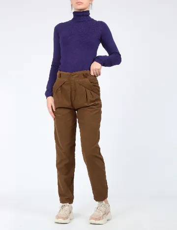 Pantaloni Zra, maro Maro