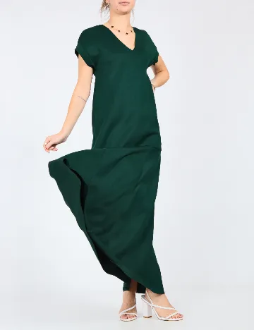 Rochie lunga Zara, verde Verde