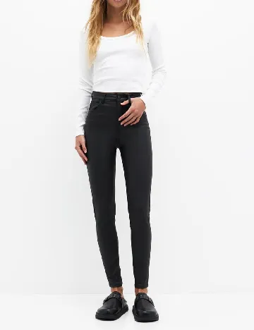 Pantaloni Pull&Bear, negru Negru