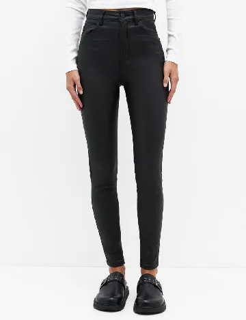 Pantaloni Pull&Bear, negru Negru