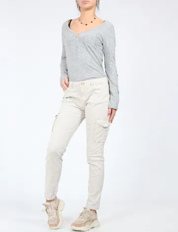 Pantaloni Zra, gri Gri