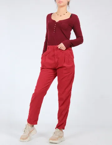 Pantaloni Zara, rosu Rosu