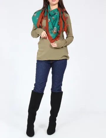 Esarfa Zara, verde Verde